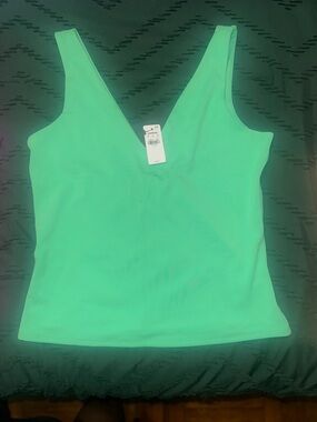Express Women’s V-Neck Tank Top - Green